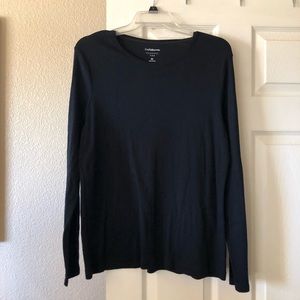 Croft & Barrow Black Long Sleeve